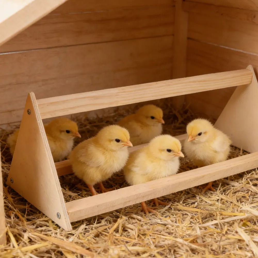 2 perchoirs poulets bois légers et stables pour poulailler