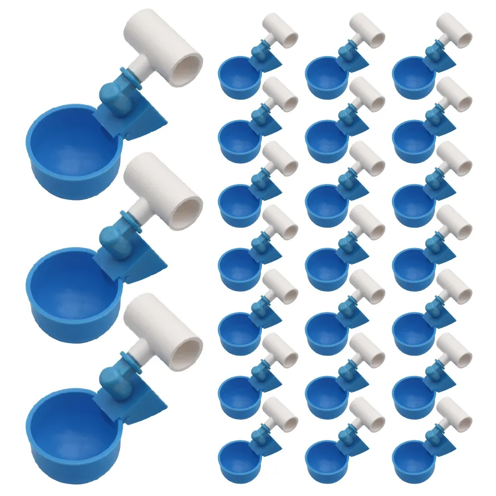 Abreuvoir automatique à coupelle pour volaille lot de 10
