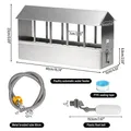 Abreuvoir automatique inox avec flotteur pour volaille – Couleur 1 set