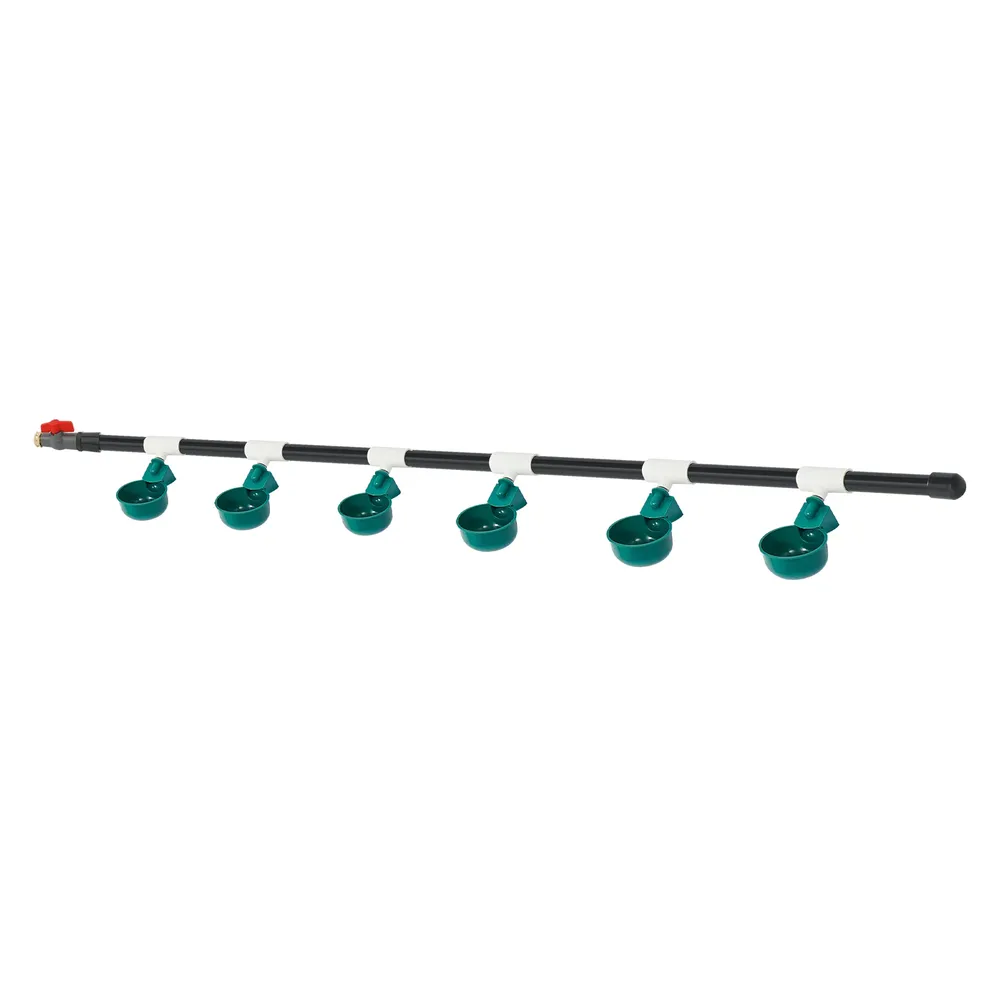 Abreuvoir automatique pour poulets 9 bols montage latéral