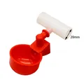 Abreuvoir jetable pour volaille 10 ensembles – Couleur Red with 20mm tube