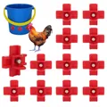 Abreuvoir jetable pour volaille lot de 12 – Couleur Rouge