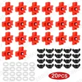 Abreuvoir jetable pour volaille lot de 15 à 30 – Couleur 20pcs red