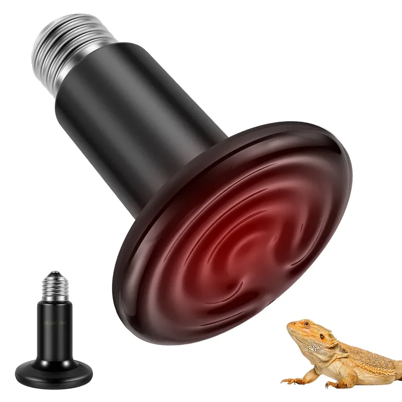 Ampoule chauffante céramique 150W pour reptiles et poussins