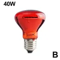 Ampoule chauffante E27 25 à 100W pour reptiles et animaux – Couleur 40W