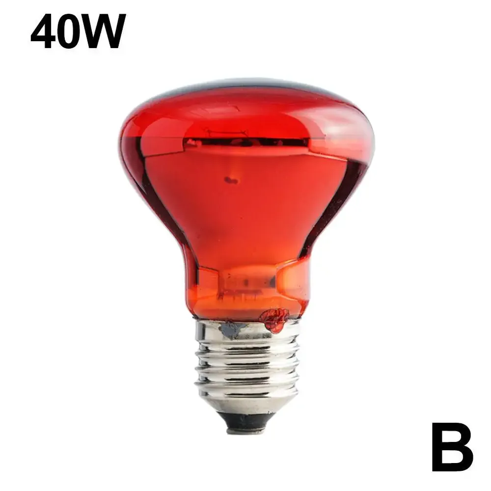 Ampoule chauffante E27 25 à 100W pour reptiles et animaux