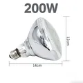 Ampoule chauffante infrarouge 100 à 250W pour couveuse – Couleur 200W