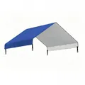 Bâche d'ombrage Oxford 110x145 à 220x145cm imperméable – Couleur Blue 220x145cm