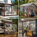 Bâche PVC transparente 2x2 à 3x3m anti-gel anti-vent – 2