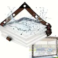 Bâche PVC transparente zippée 157x78 pouces pour serre – 2