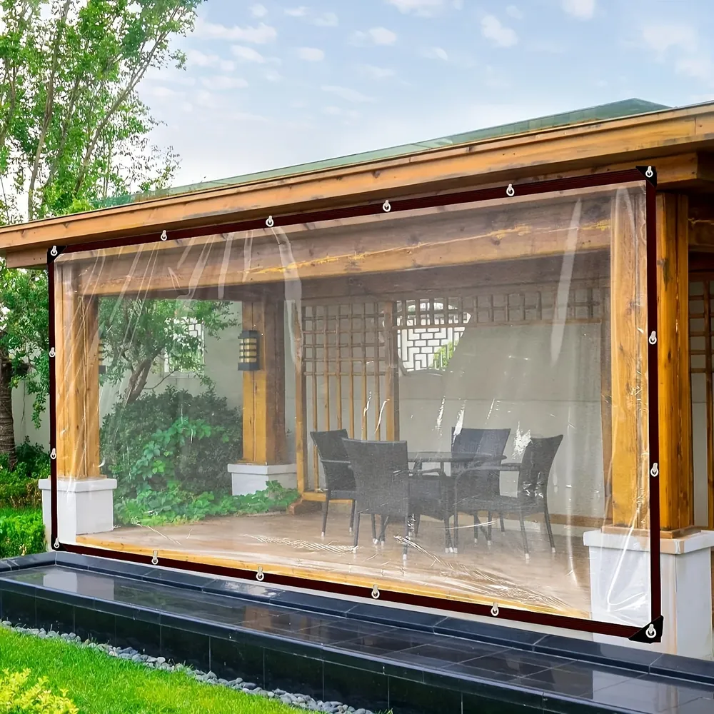 Bâche PVC transparente zippée 157x78 pouces pour serre