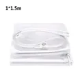 Bâche transparente 1x1.5 à 2x4m robuste anti-déchirure – Couleur 1X1.5M