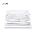 Bâche transparente 1x1.5 à 2x4m robuste anti-déchirure – Couleur 2X1M