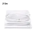 Bâche transparente 1x1.5 à 2x4m robuste anti-déchirure – Couleur 2X2M