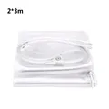 Bâche transparente 1x1.5 à 2x4m robuste anti-déchirure – Couleur 2X3M