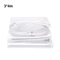Bâche transparente 1x1.5 à 2x4m robuste anti-déchirure – Couleur 3X4M