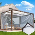 Bâche transparente 1x2 à 2x3m avec œillets jardins – 1