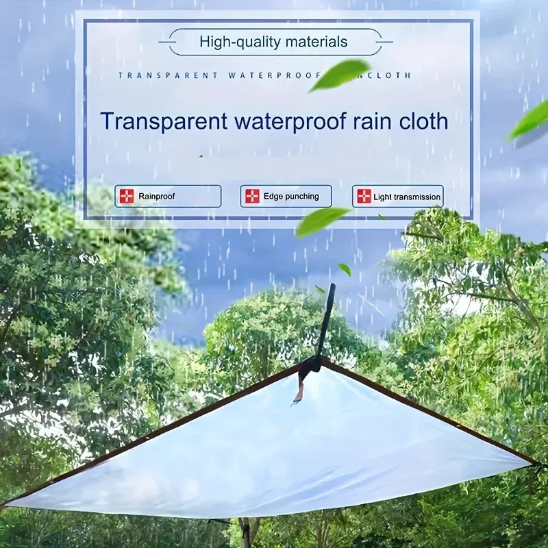 Bâche transparente 1x2 à 2x3m avec œillets jardins