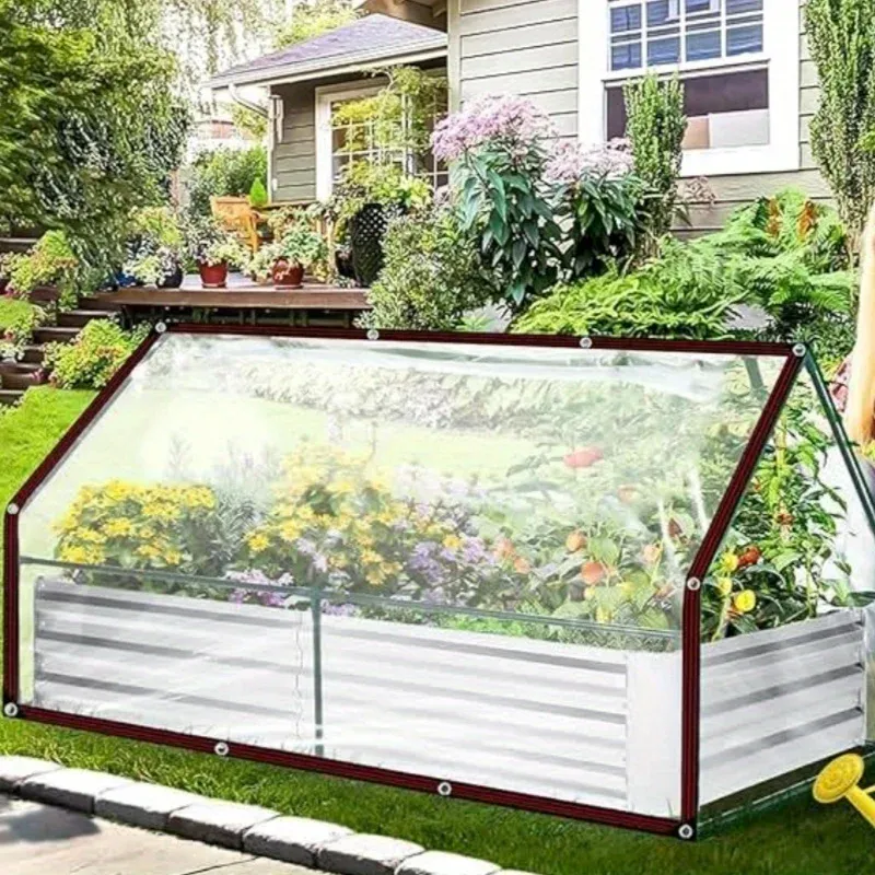 Bâche transparente 1x2 à 2x3m avec œillets jardins