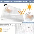 Bâche transparente 200x200 à 300x400cm avec œillets – 2