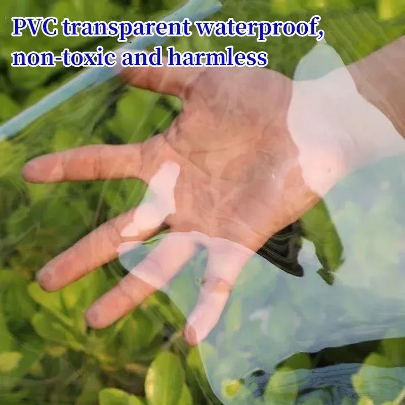 Bâche transparente 2x2 à 3x4m résistante au froid