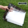 Bâche transparente épaisse 3x3m protection pluie vent – 1