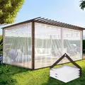 Bâche transparente polyéthylène 2x2 à 2x4m anti-déchirure – 1