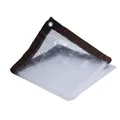 Bâche transparente polyéthylène 2x2 à 2x4m anti-déchirure – Couleur 2x2m