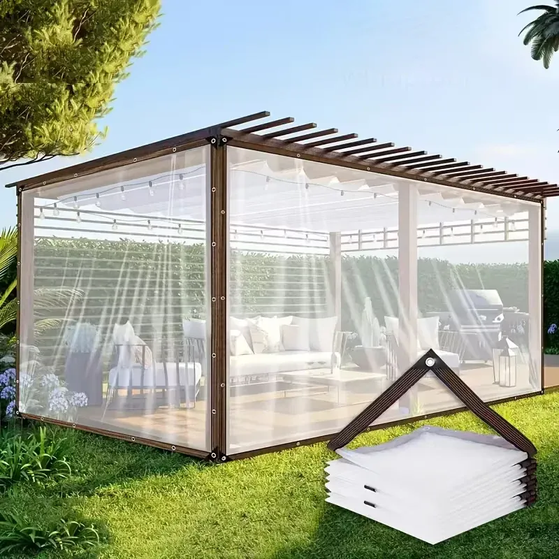 Bâche transparente polyéthylène 2x2 à 2x4m anti-déchirure