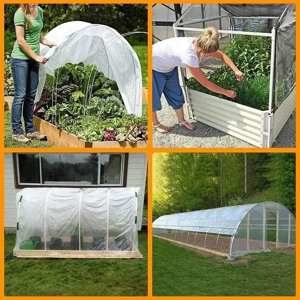 Bâche transparente polyéthylène 2x2 à 2x4m anti-déchirure