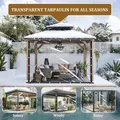 Bâche transparente polyéthylène 2x2 à 3x4m anti-déchirure – 4
