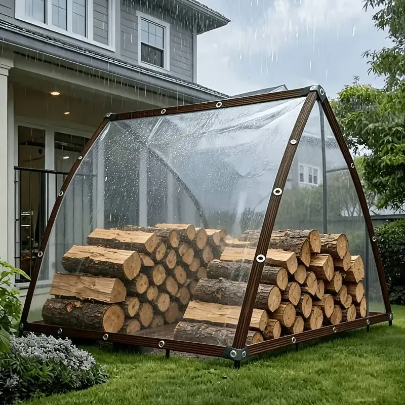 Bâche transparente polyéthylène 2x2 à 3x4m anti-déchirure