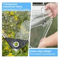 Bâche transparente PVC 100x100 à 200x300cm avec œillets – 4