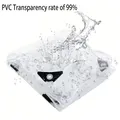 Bâche transparente PVC 100x100 à 200x300cm avec œillets – Couleur PVC transparent