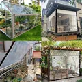 Bâche vinyle transparente 2x2 à 3x4m robuste imperméable – 4