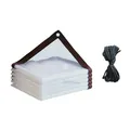 Bâche vinyle transparente 2x2 à 3x4m robuste imperméable – 6
