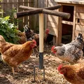 Barre de repos volailles bois pour poulailler extérieur et jardin – 1