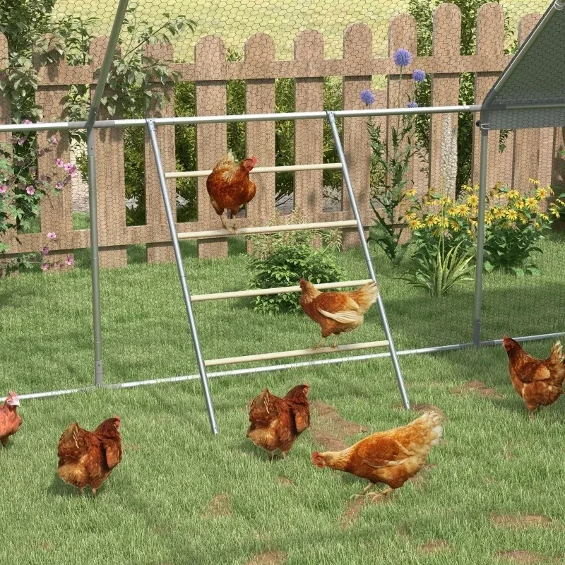 Barre perchoir poules 4 rangées pour 4 à 6 poules extérieur