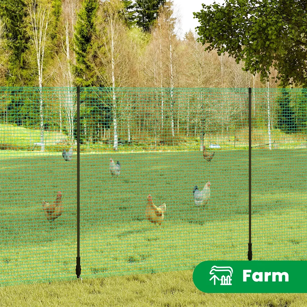 Barrière de clôture mobile pour animaux et volailles
