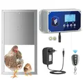Boîte commande porte poulet télécommande minuterie lumière – Couleur with door