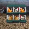 Boîte de nid de poulet 6 compartiments acier galvanisé – 1