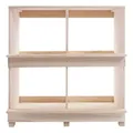 Boîte de ponte en bois 4 ou 6 compartiments avec perchoir – Couleur 4 Compartments