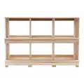 Boîte de ponte en bois 4 ou 6 compartiments avec perchoir – Couleur 6 Compartments