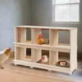 Boîte de ponte en bois 4 ou 6 compartiments avec perchoir – 6