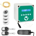 Boîtier commande automatique poulailler avec minuterie et 2 télécommandes – Couleur only box