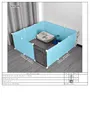 Cage chien intérieure petite taille poulailler chat – Couleur SLH1449