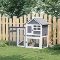 Cage lapin bois 2 étages 45 x 20 x 36 pouces – 2