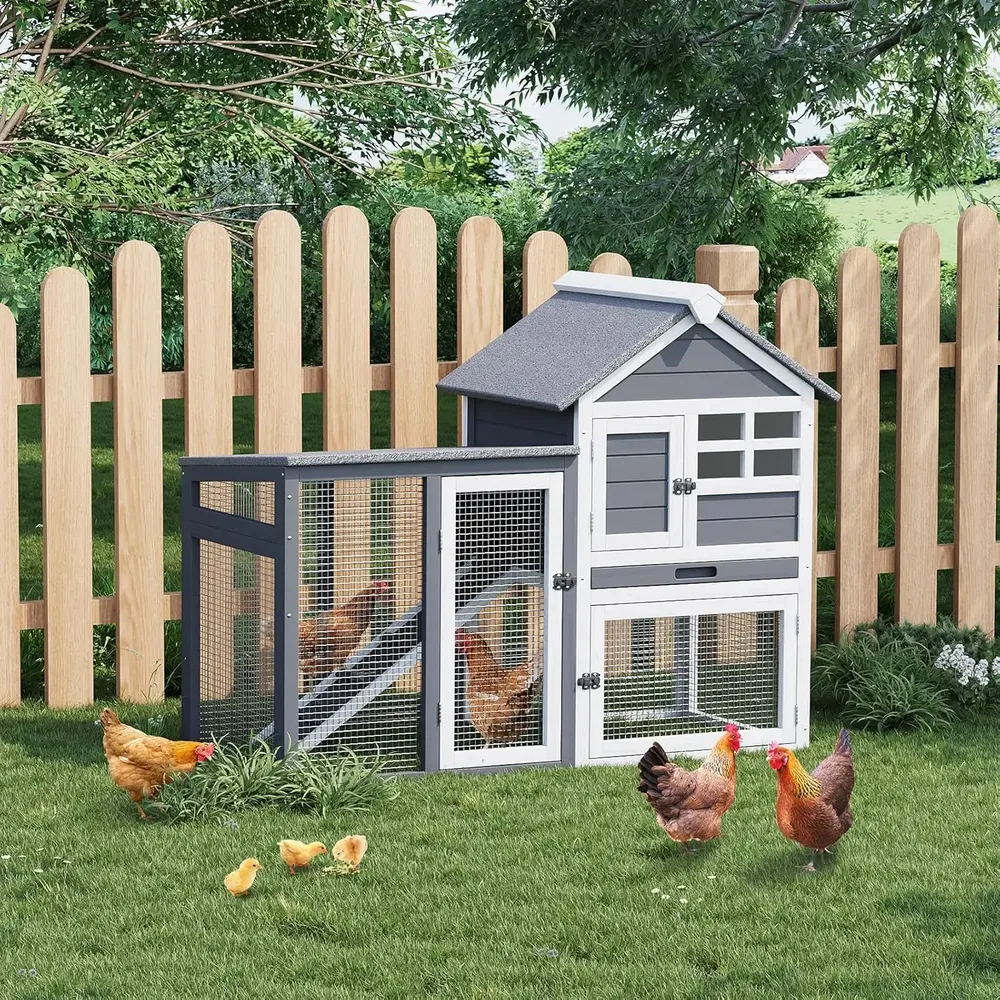 Cage lapin bois 2 étages 45 x 20 x 36 pouces