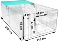 Cage lapin écureuil poulailler extérieur protection solaire – 5
