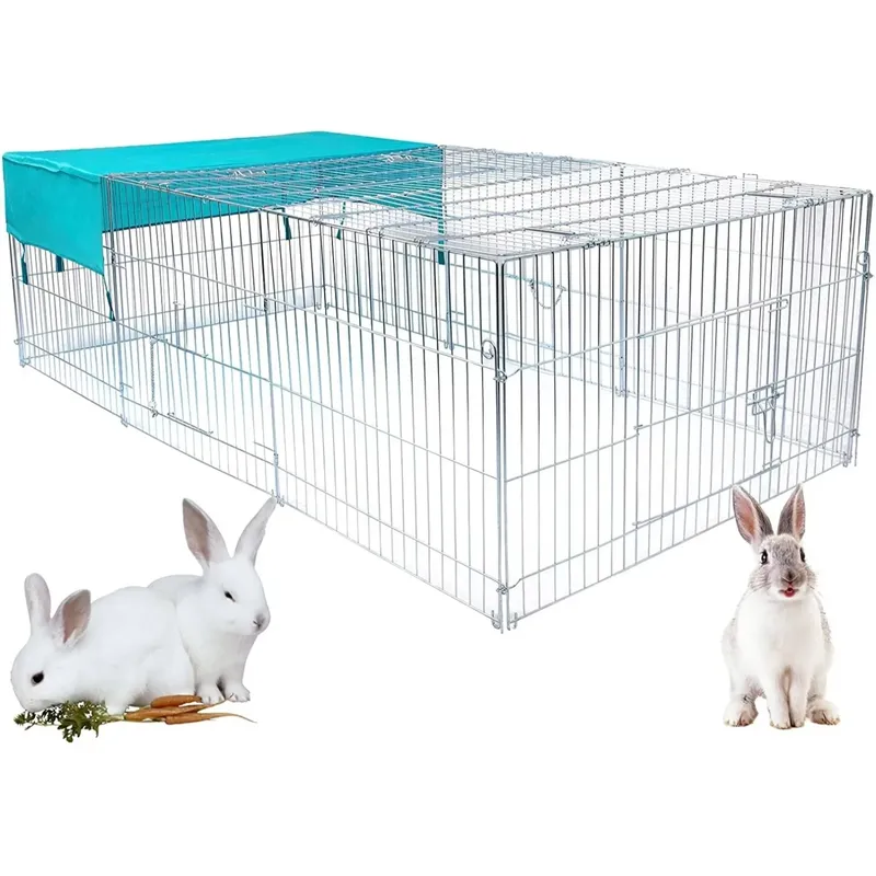Cage lapin écureuil poulailler extérieur protection solaire
